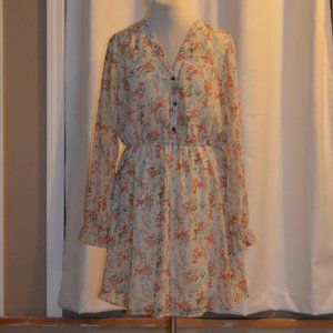 Paper Crane Agna floral print dress size L